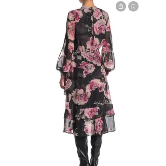 Walter Baker Black Midi Dress - Picture 2 of 2